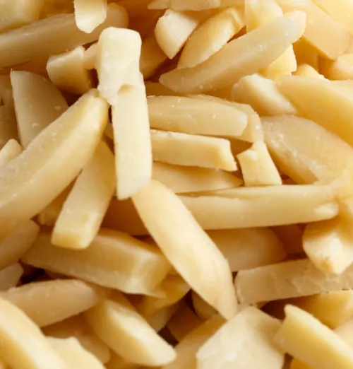 Amandes blanchies en bâtonnets